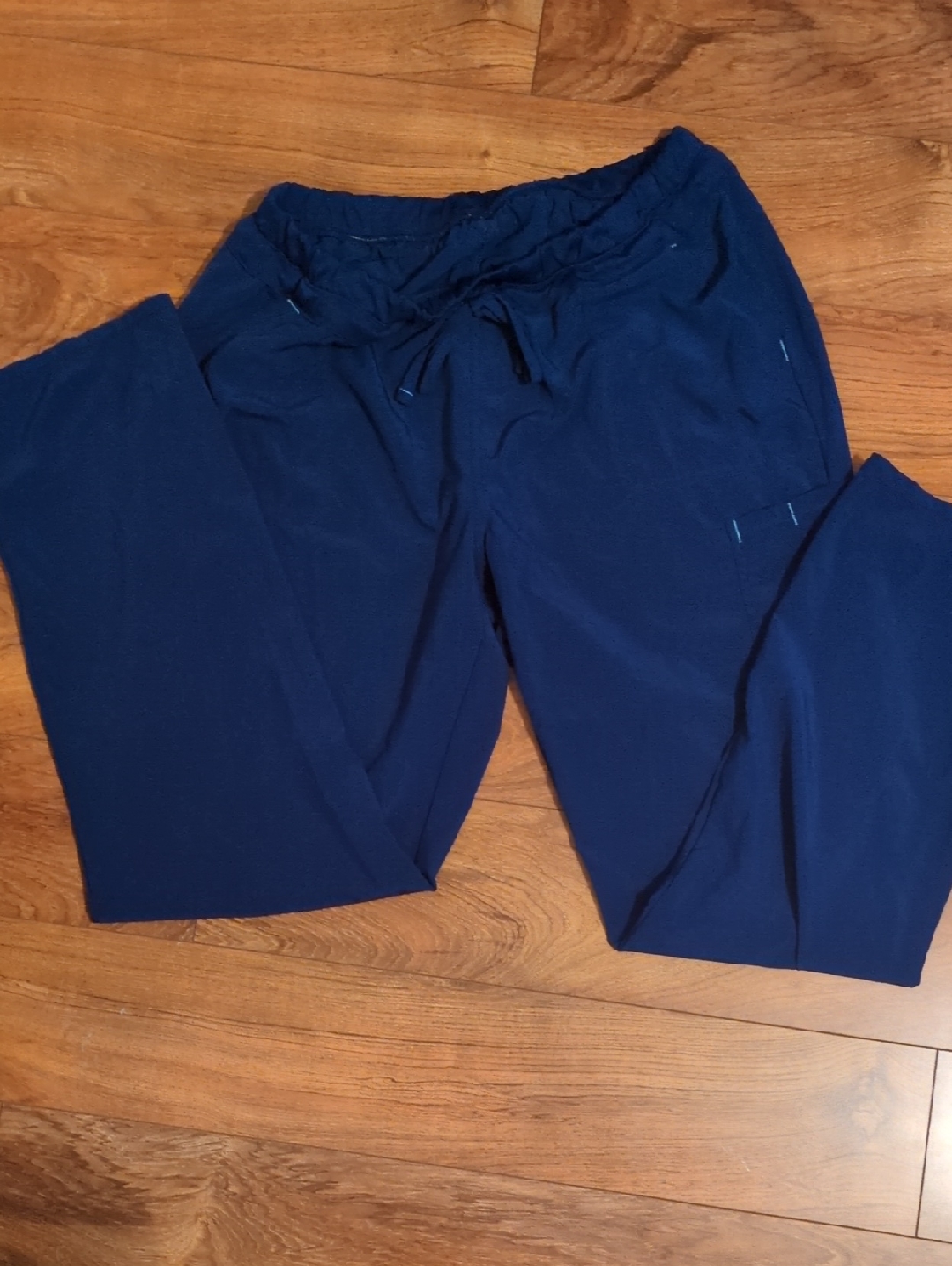 Scrub Star Blue Drawstring Scrub Pants